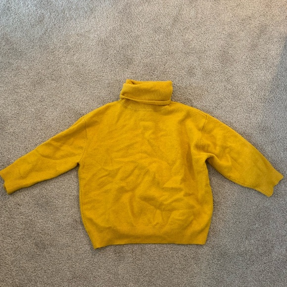 Top shop Cozy Yellow Turtleneck sweater - Picture 1 of 3